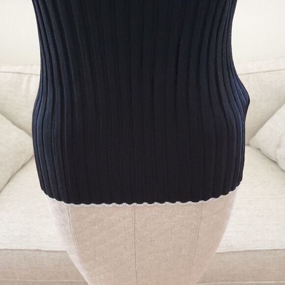 NEW! INC Rib Knit Sparkle Trim Sweater size Small - Picture 4 of 12